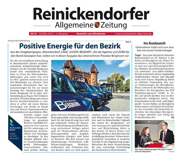 Theodor Bergmann – Reinickendorfer Allgemeine Zeitung
